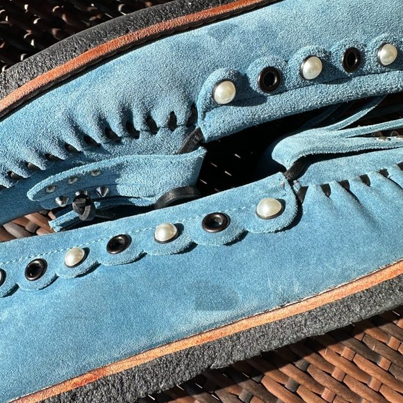 Coach Roccasin T-Rex slipon In Chambray blue, Size 10B - Picture 4 of 6